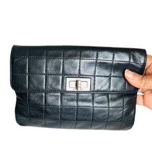 CHANEL Vintage Chocolate Bar Clutch